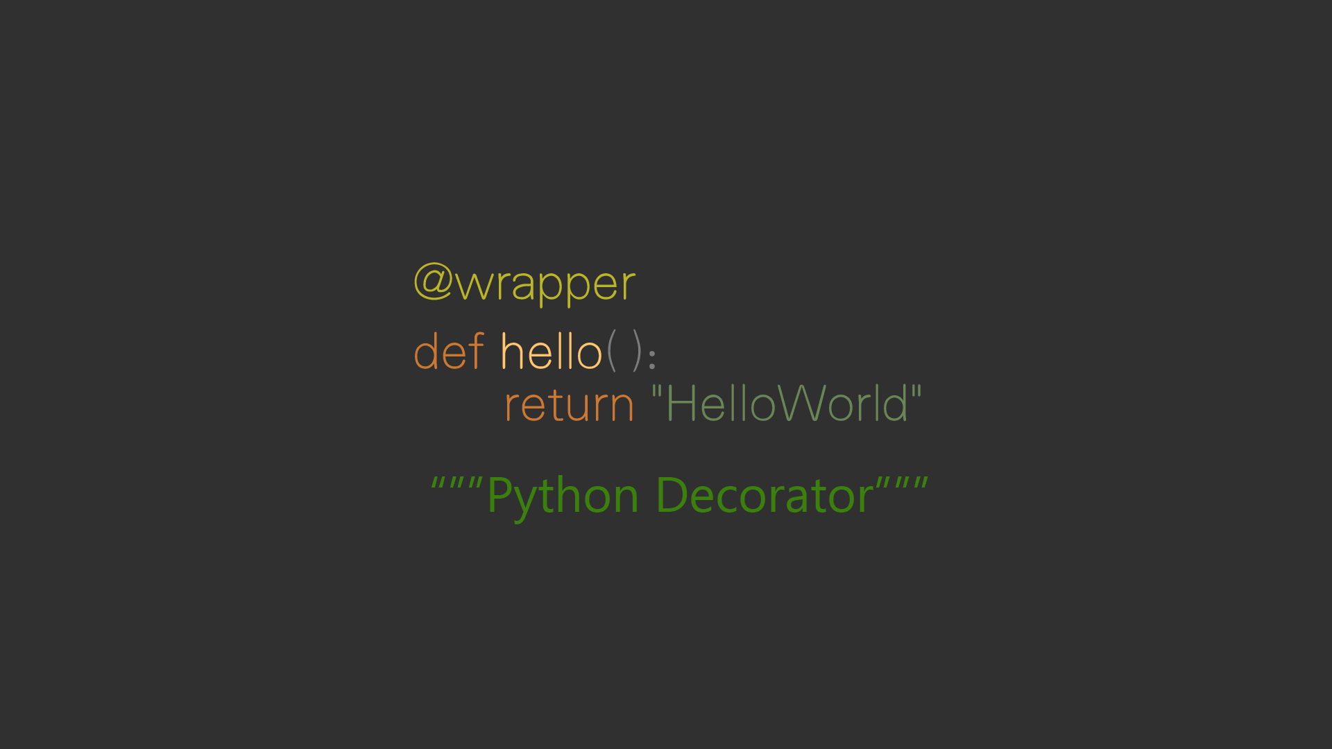 Python3进阶-装饰器