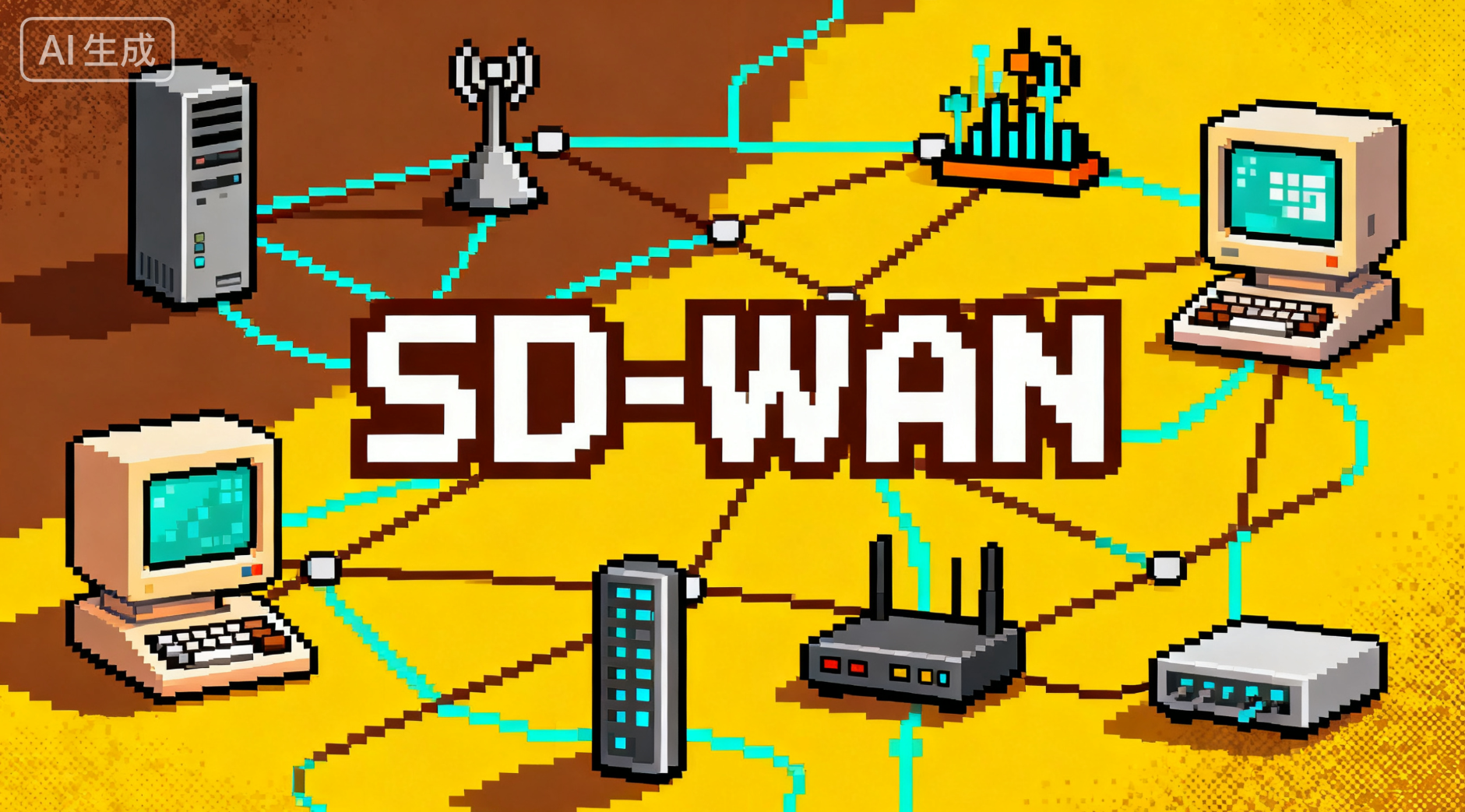 华为SD-WAN简单园区多分支互联